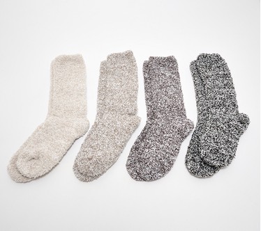 Barefoot Dreams CozyChic Set of 4 Sock Gift Set