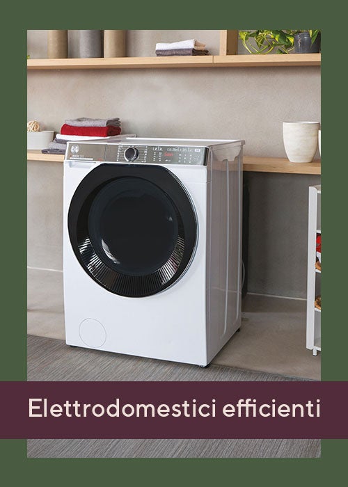 Grandi elettrodomestici con classe energetica A o superiore