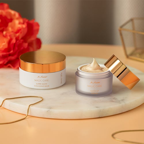 M. Asam Kit Magic Care Glow: detergente (100 ml) e crema (50 ml)