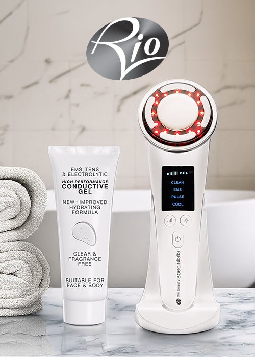 Rio - Dispositivo viso microcorrente e LED + gel