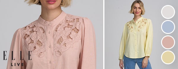 TSV 153440: Camicia misto lino ELLE