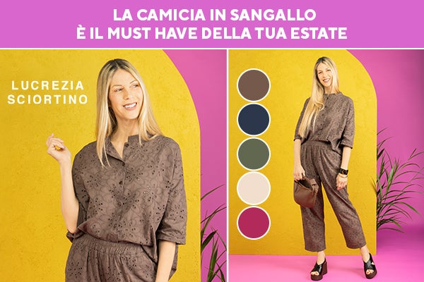 a camicia in sangallo è il must have della tua estate  