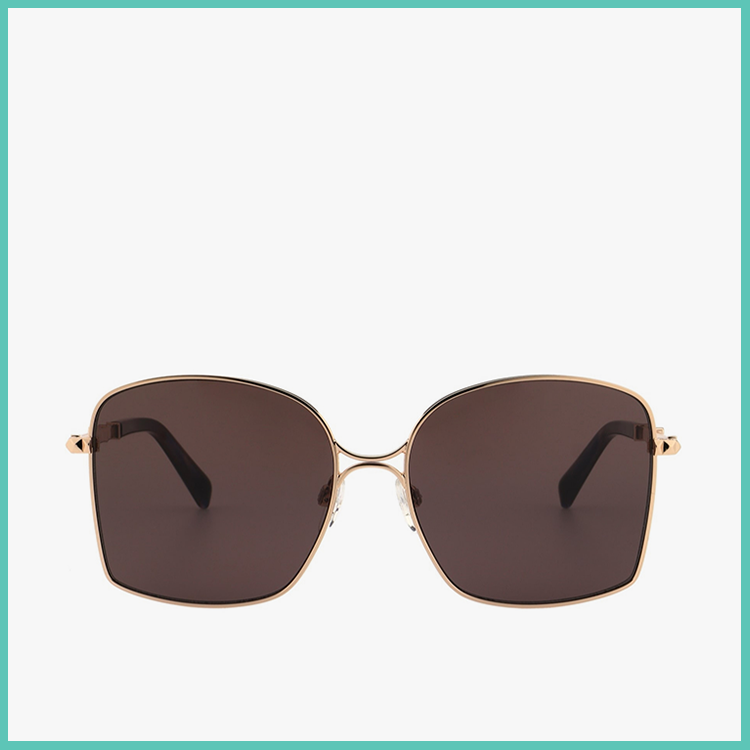 Karen Millen PDM023097 Square Metal Sunglasses  