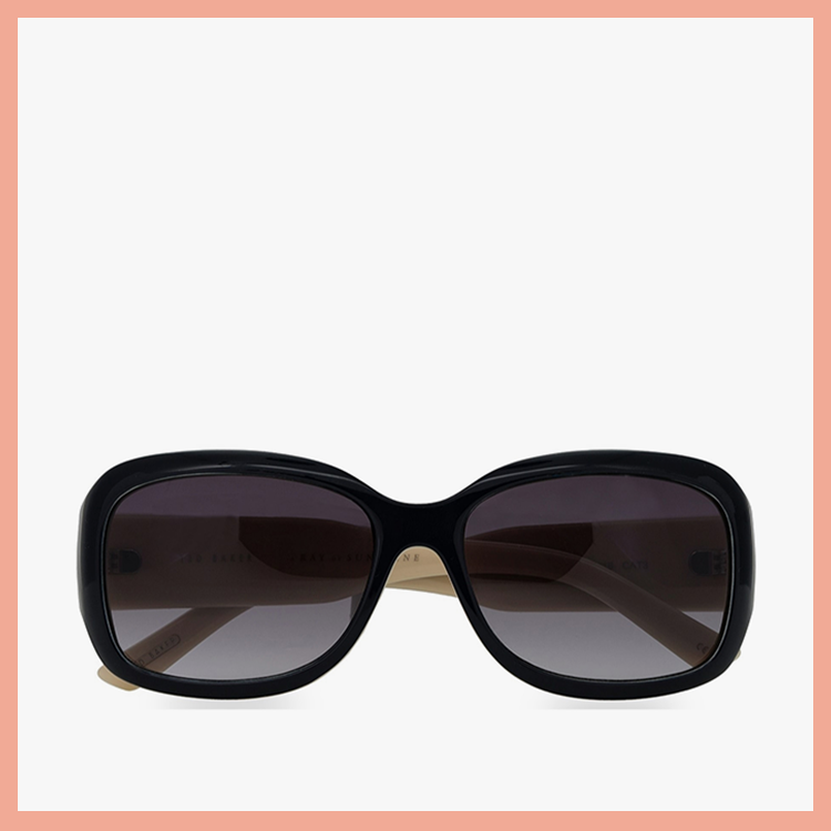 Ted Baker Charlotte Large Rectangular Frame Sunglasses  