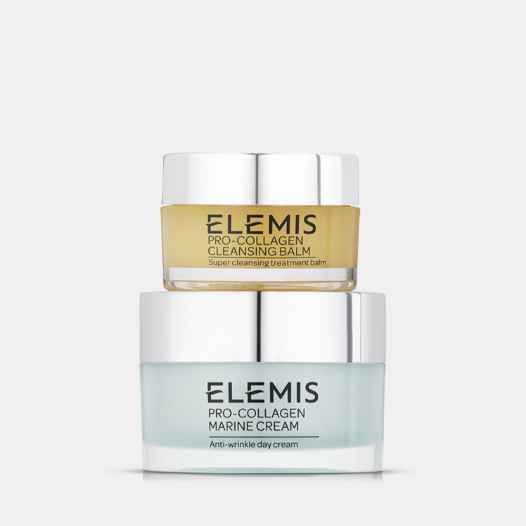 Elemis Pro-Collagen Day Cream 30ml & Cleansing Balm 20g  