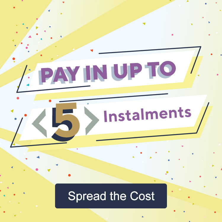 Pay in up to 5 Instalments