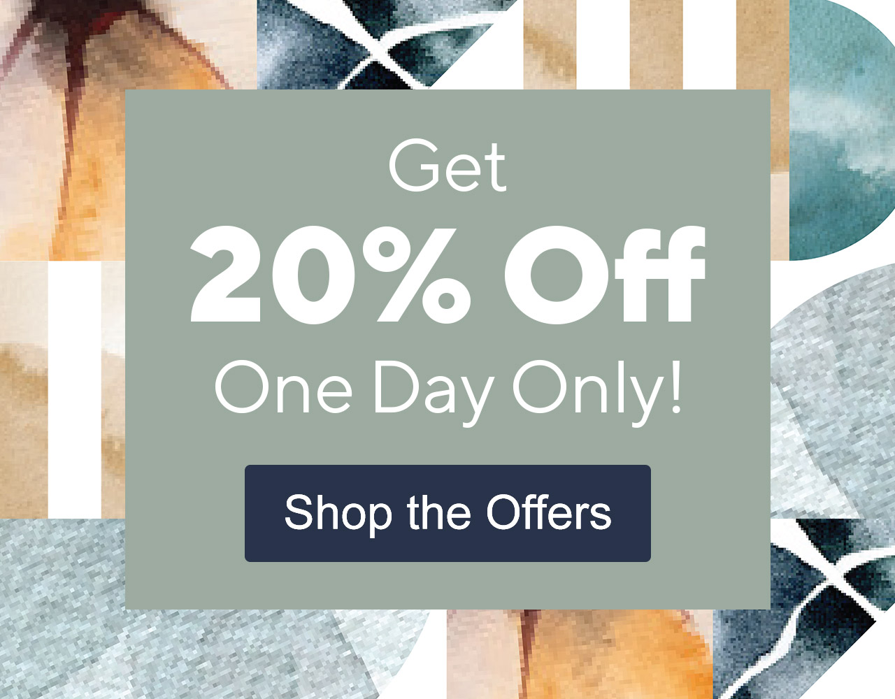 Get 20% Off One Day Only!