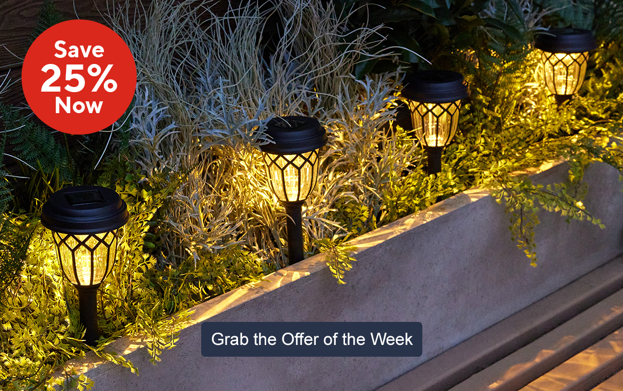 Garden Stories Set of 10 Dual Function Stake Lights