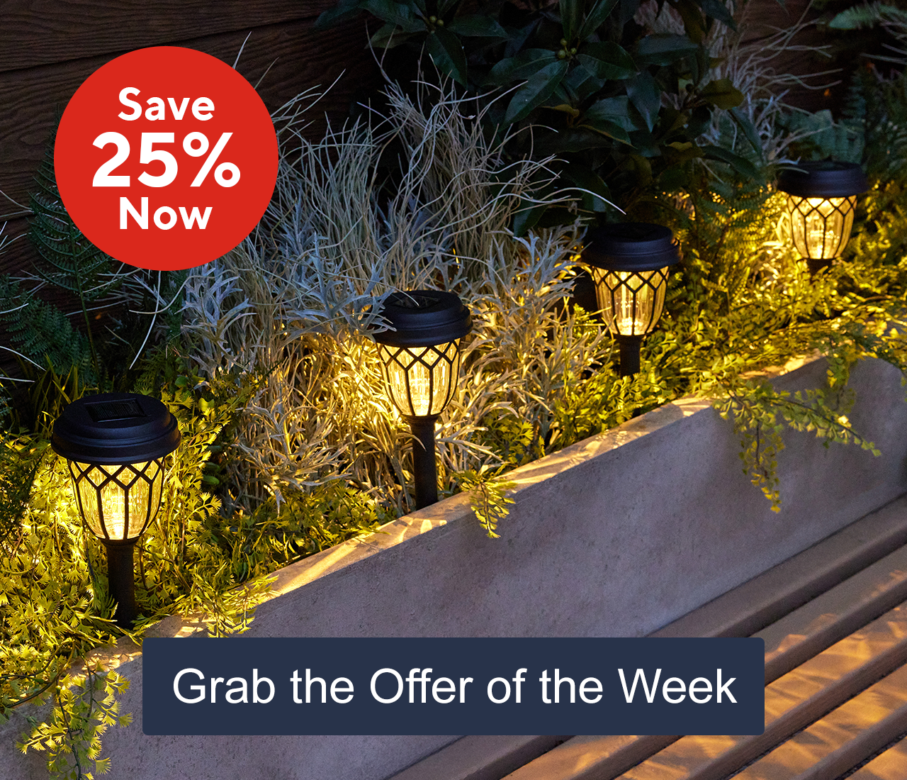 Garden Stories Set of 10 Dual Function Stake Lights