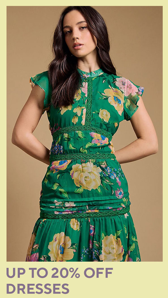 Up To 20% Off Dresses