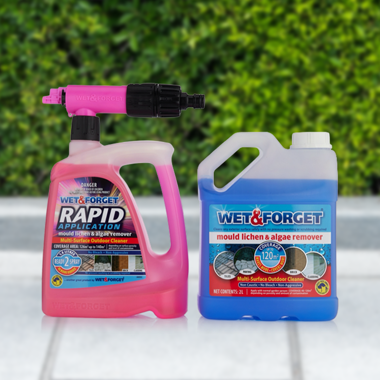 Wet & Forget 1.4L Rapid + Wet & Forget 2L Blue MLA