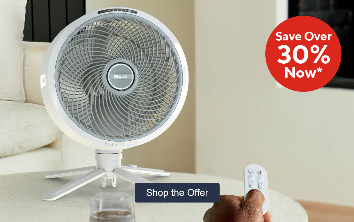 Shark Flex Breeze Fan FA220UK & Car Charger