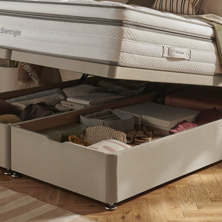 Silentnight ThermaCool Memory 2500 Mirapocket Boxtop Mattress & Ottoman  