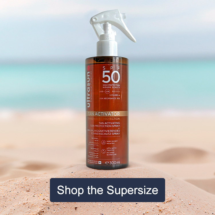 Ultrasun Megasize Body Tan Activator Spray SPF 50