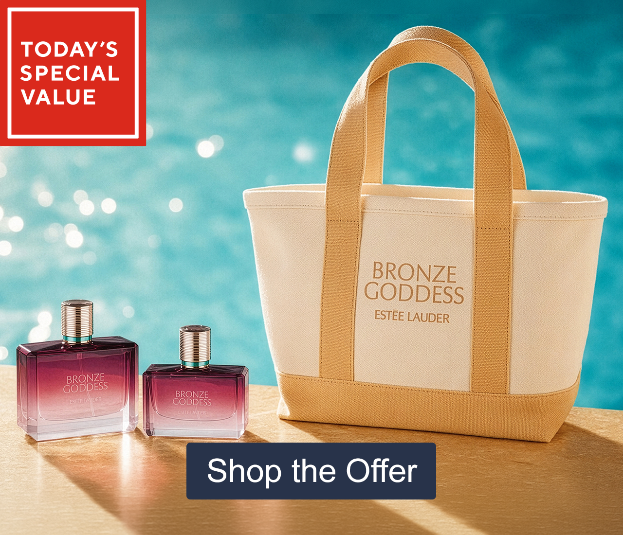 Estee Lauder Bronze Goddess 100ml & 50ml EDP Collection