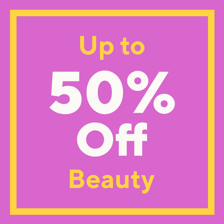 Up to 50% Off Beauty