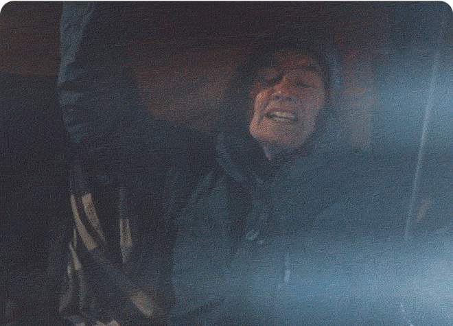 Short video from the trailer of footsteps