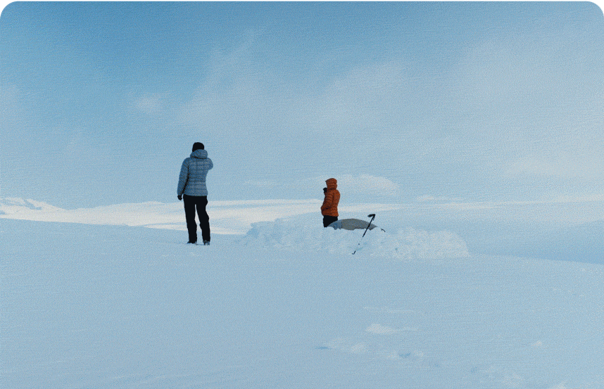 Northway GIF showing the athletes on their adventure.