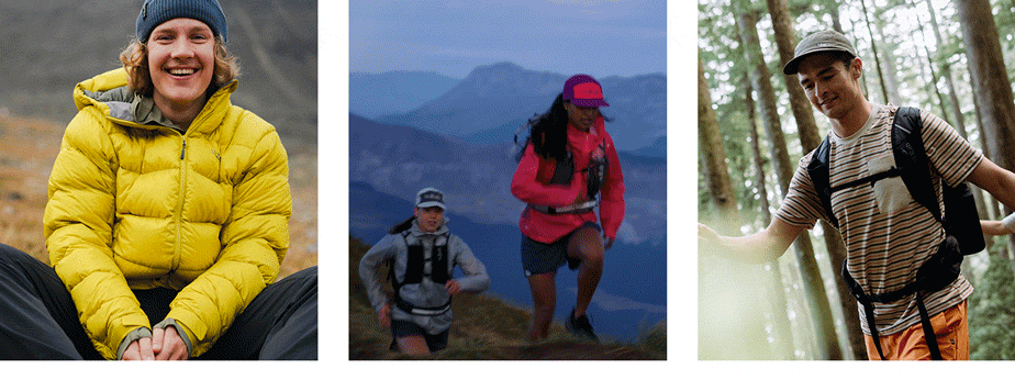 A selection of different images from several settings and in different weather conditions.