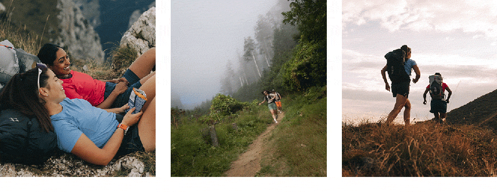 A selection of different images from several settings and in different summer weather conditions.