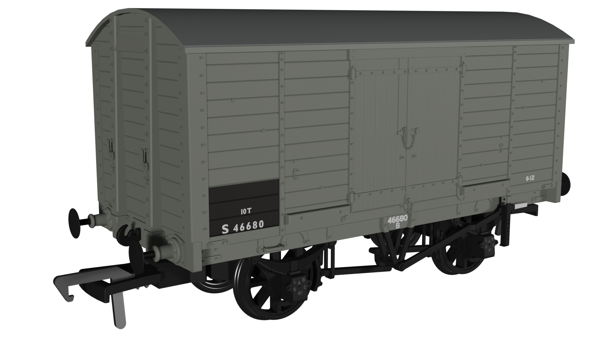 Image of LB&SCR Dia.8-Ton Goods Van BR No.S46680