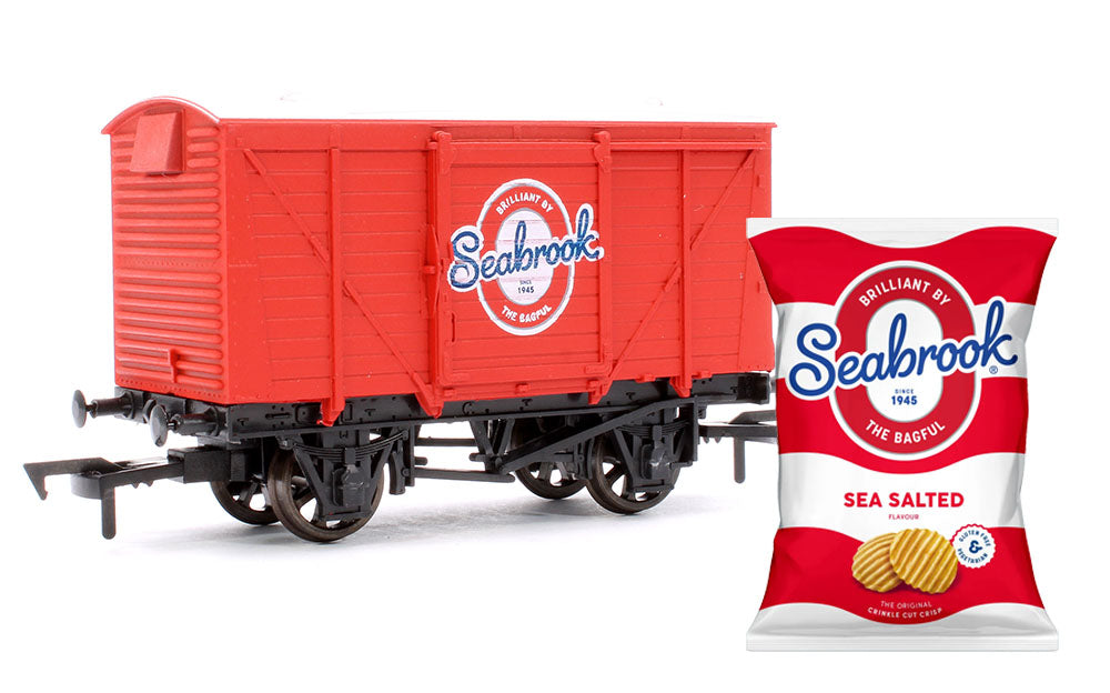 Image of OO Gauge Seabrook Crisps Estd 1945 Red Vent Van (produced by Dapol)