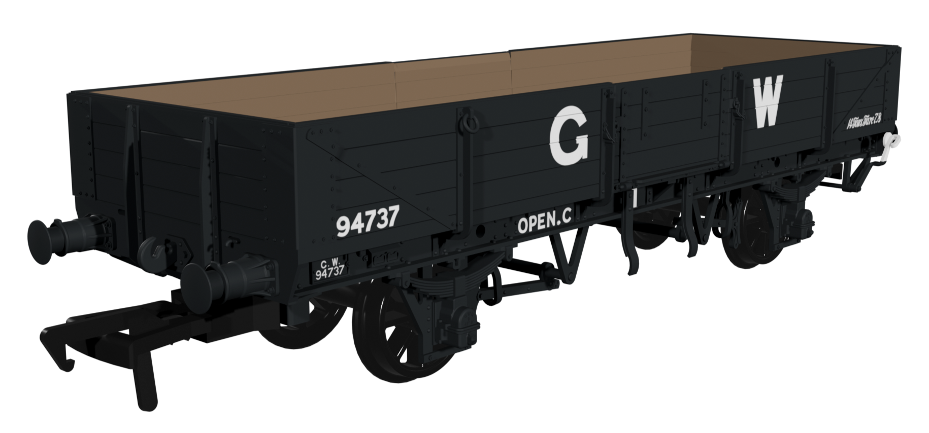 Image of GWR Dia. O19 Open C ‘Tube’ Wagon No. 94737