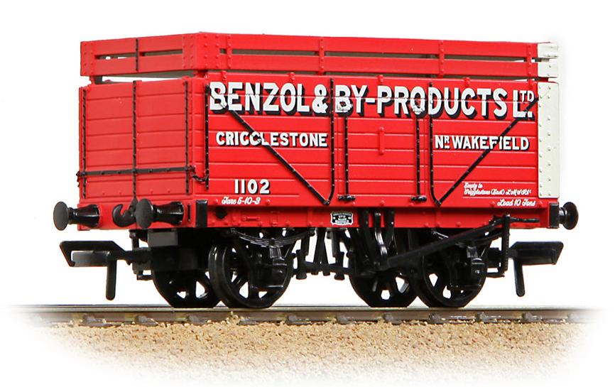 Image of 7 Plank Wagon with Coke Rails 'Benzol & By-Products Ltd' Red No.1102