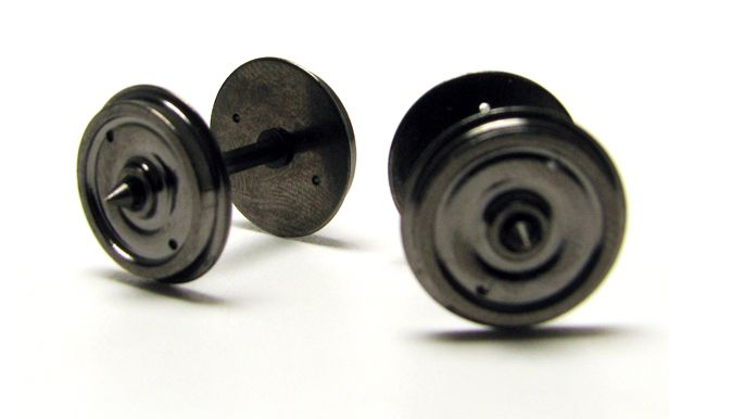 Image of 14.1mm Coach Wheels - 2 hole (Pack 10)