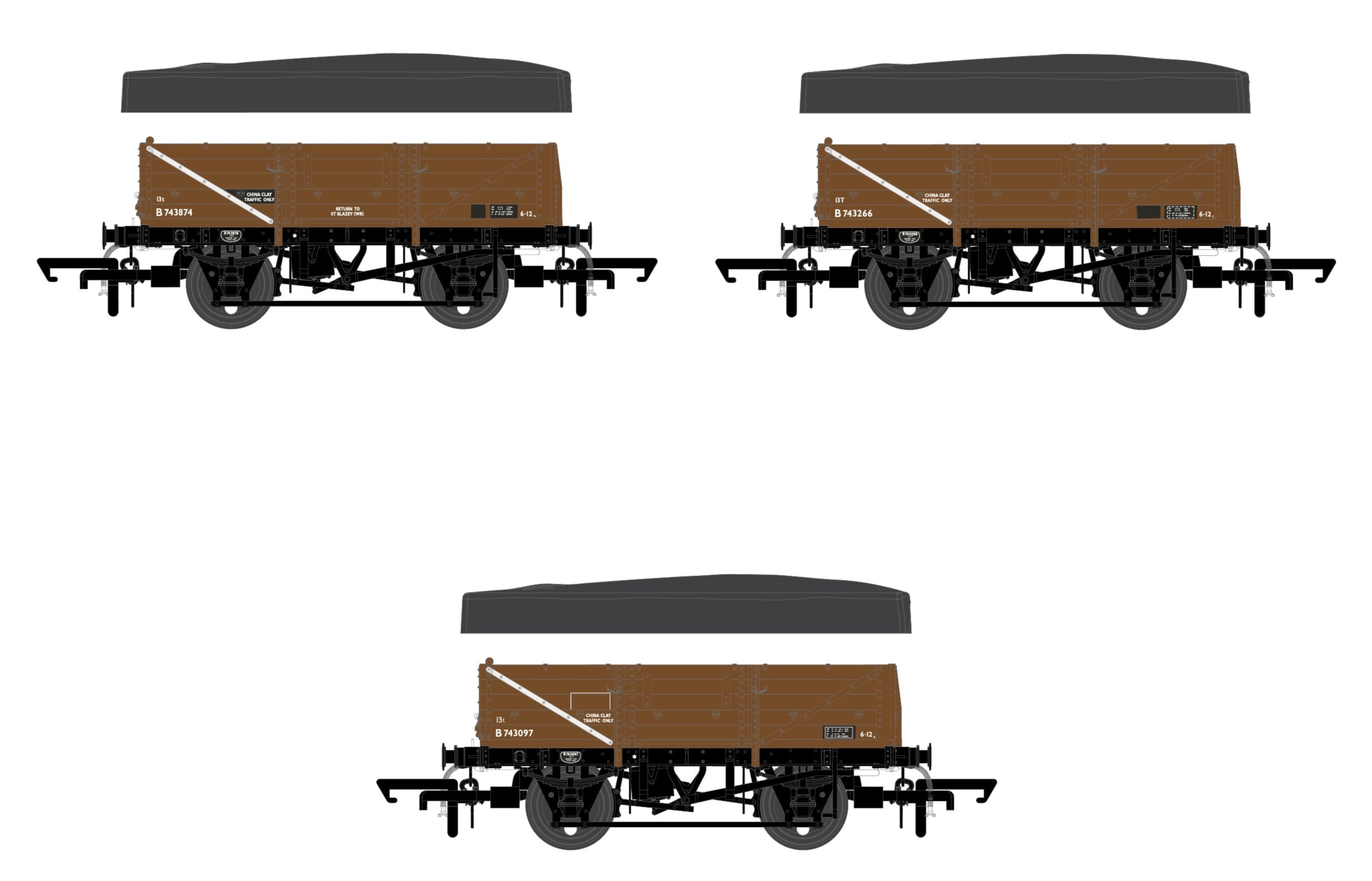 Image of Clayhood - 13T - Fitted  - Triple Pack D