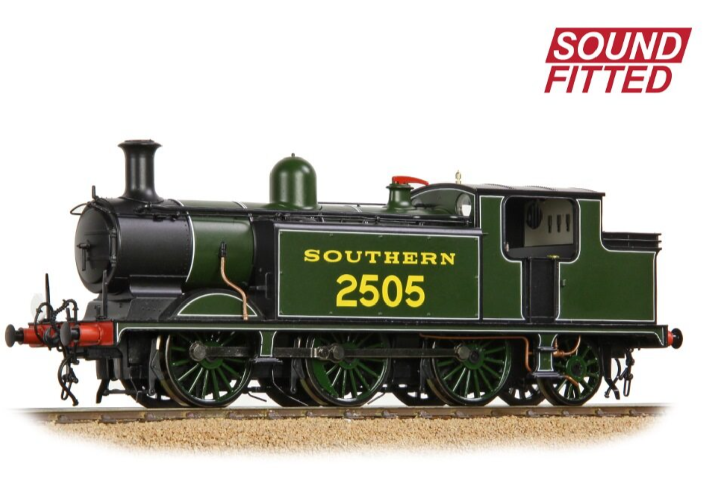 Image of LB&SCR E4 Tank 2505 SR Maunsell Green Steam Locomotive - DCC Sound
