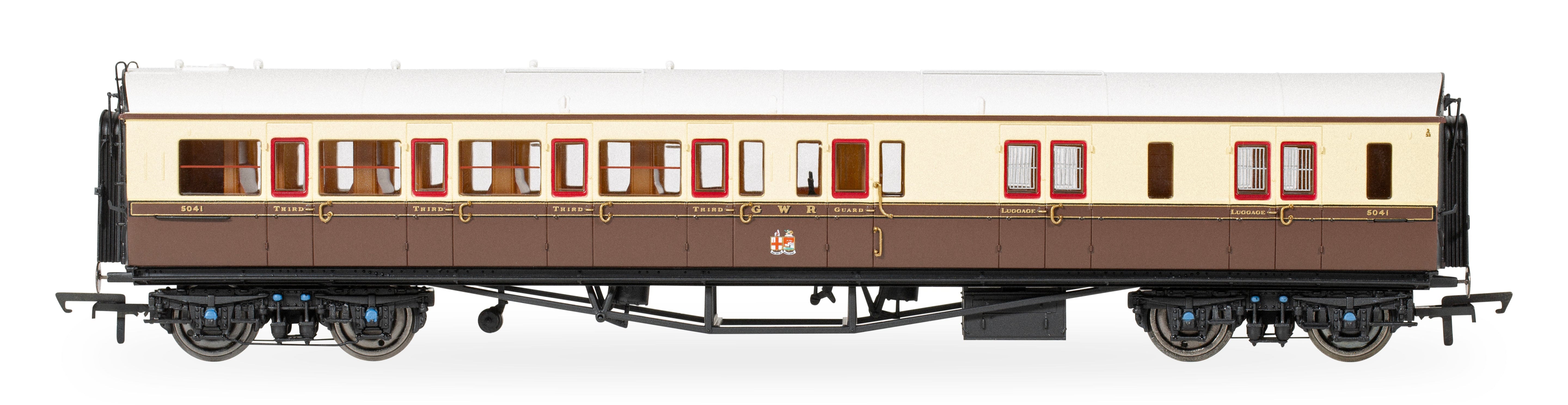 Image of GWR Collett Coaches Corridor Brake Third RH No.5041