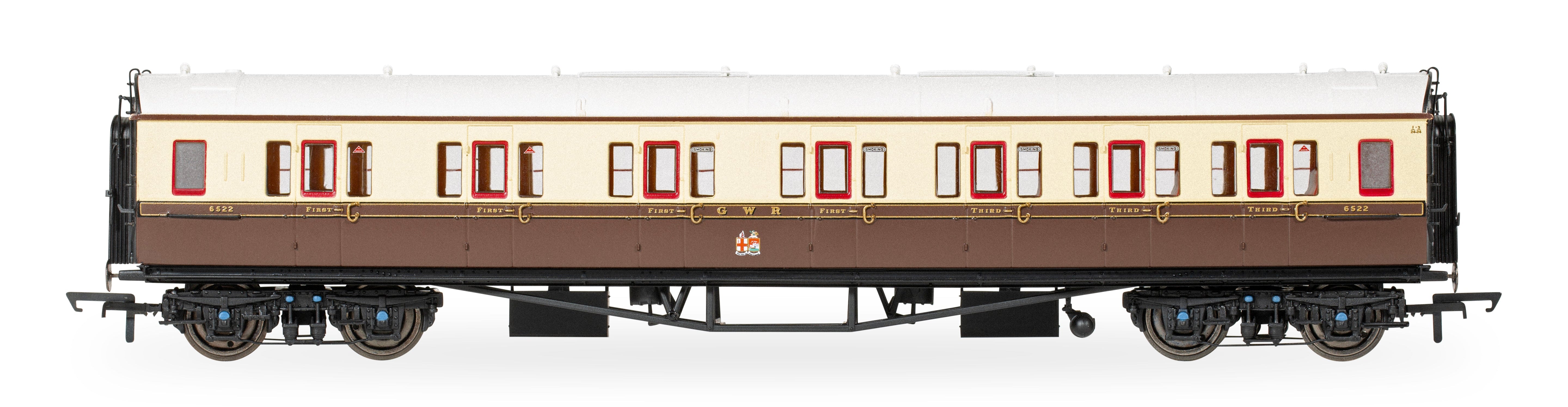 Image of GWR Collett Coaches Corridor Composite RH No.6522