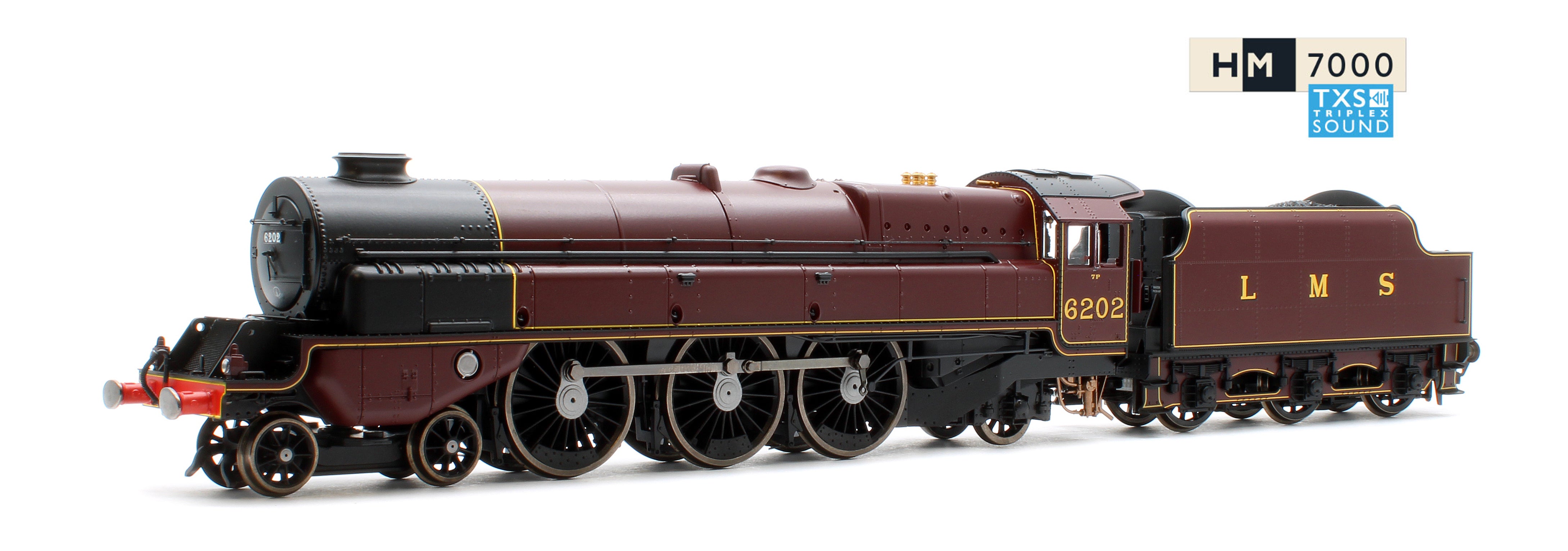 Image of LMS Princess Royal Class 6202 ‘Turbomotive’ Steam Locomotive - DCC Sound