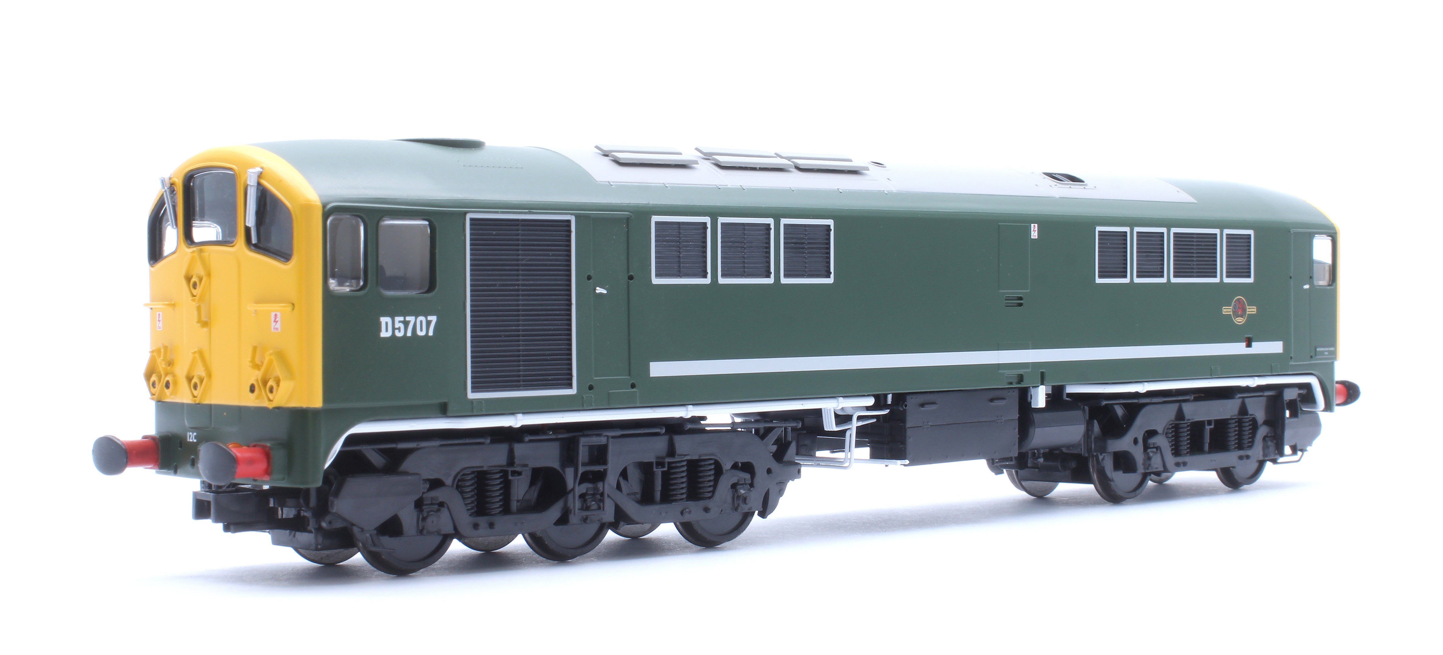 Image of Class 28 Co-Bo BR Green Full Yellow Ends D5707 Diesel Locomotive