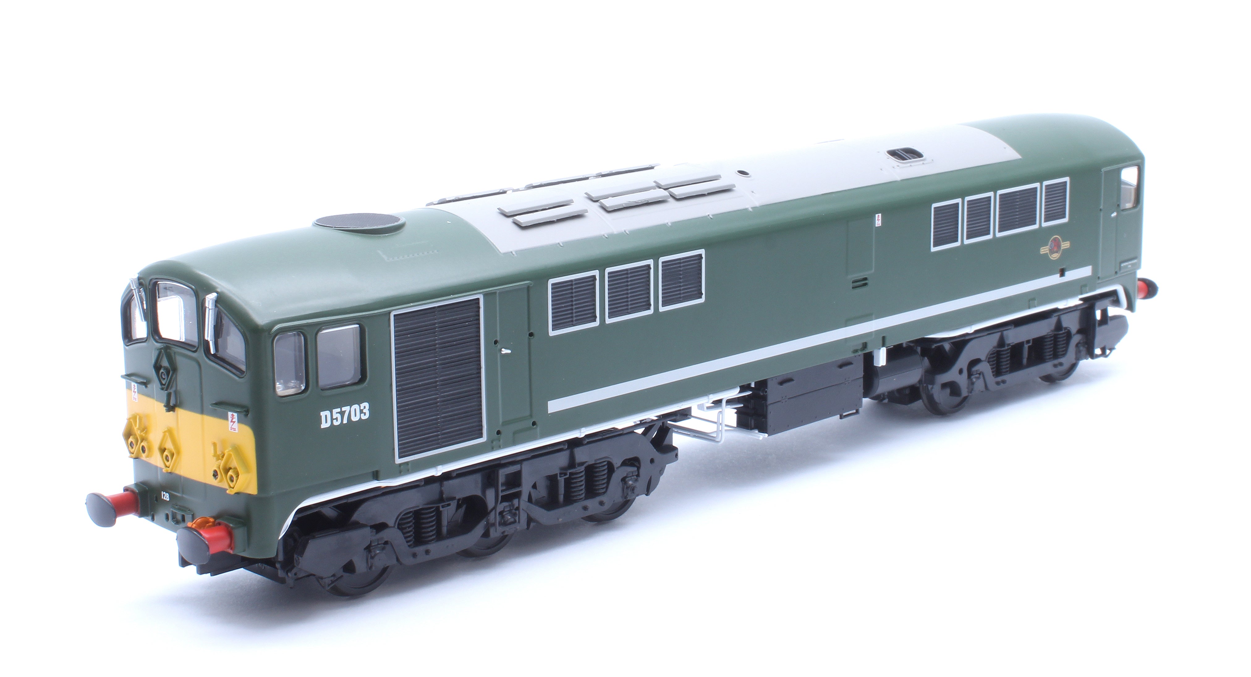 Image of Class 28 Co-Bo BR Green Small Yellow Panels D5703 Diesel Locomotive - DCC Sound