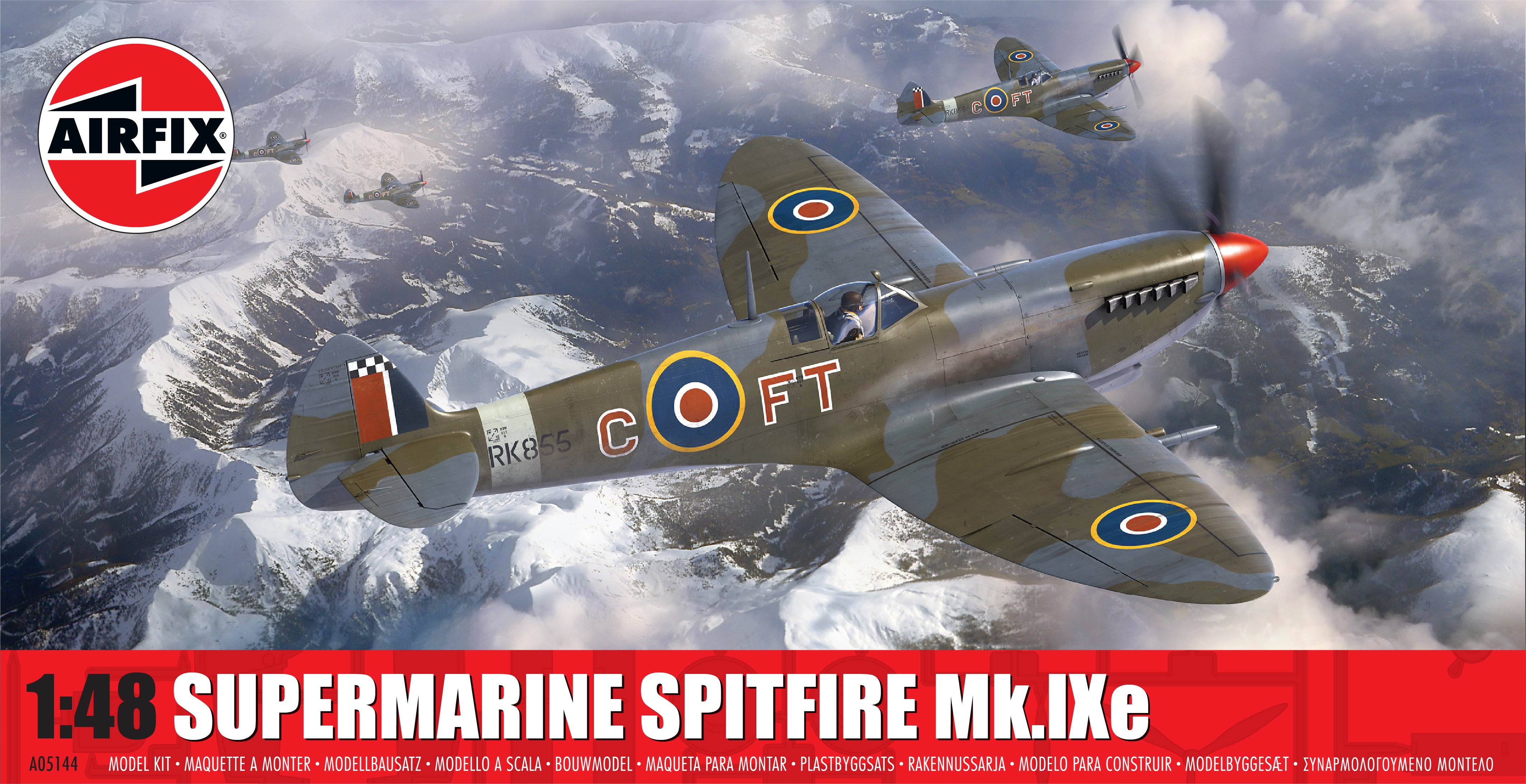 Image of Airfix Supermarine Spitfire Mk.IXe Model Kit
