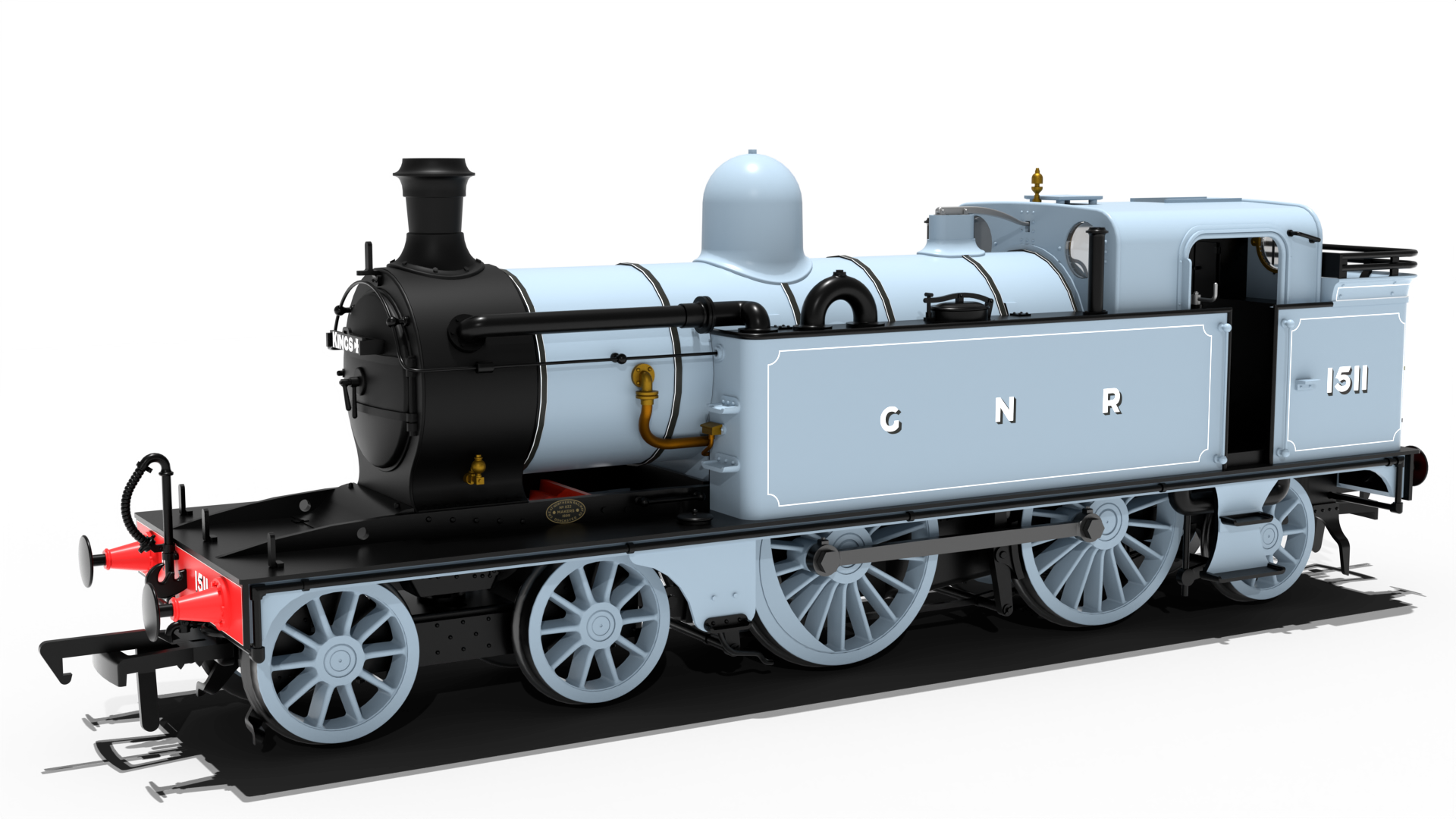 Image of GNR C2 Tank No.1511 GNR Grey Steam Locomotive