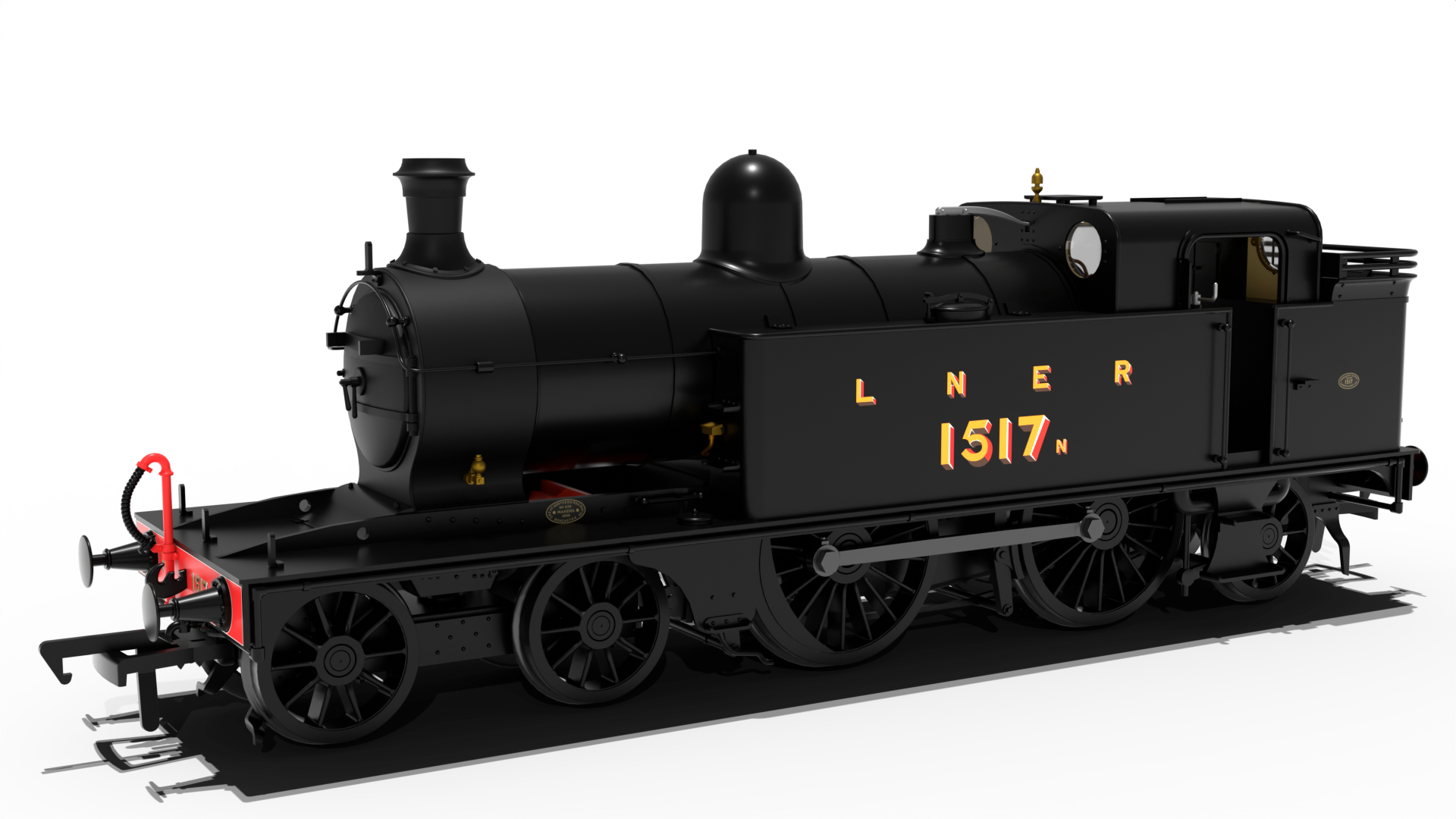 Image of LNER C12 Tank No.1517N L&NER Black Steam Locomotive
