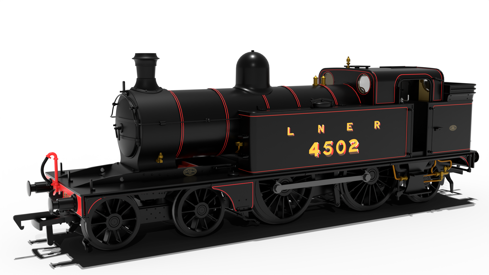 Image of LNER C12 Tank No.4502 LNER Lined Black Steam Locomotive