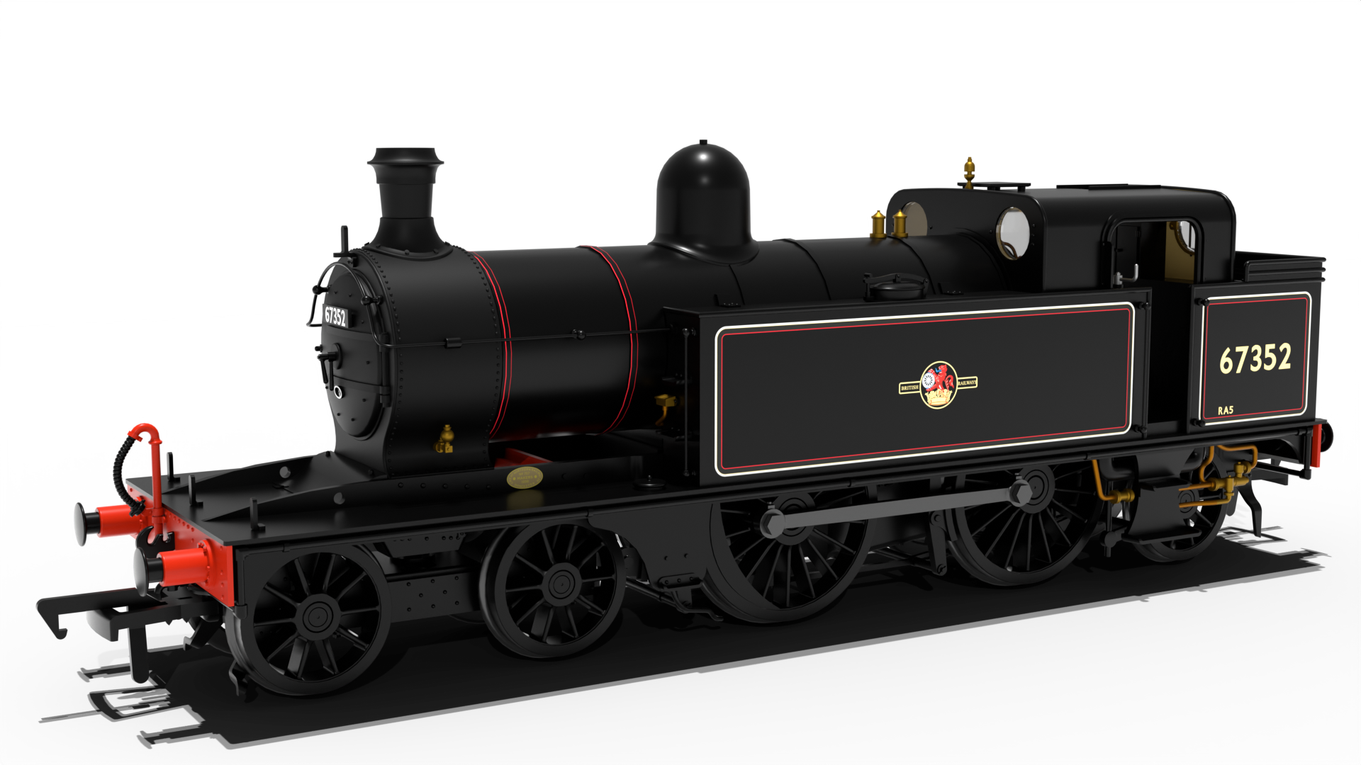 Image of LNER C12 Tank No.67352 BR Lined Black (Late Crest) Steam Locomotive
