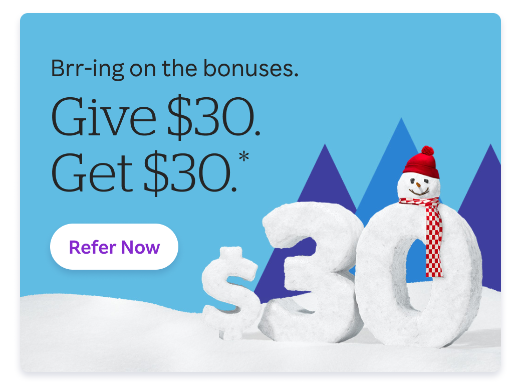 Get unlimited $30 bonuses - Refer all the folks you know and even some you kinda know.