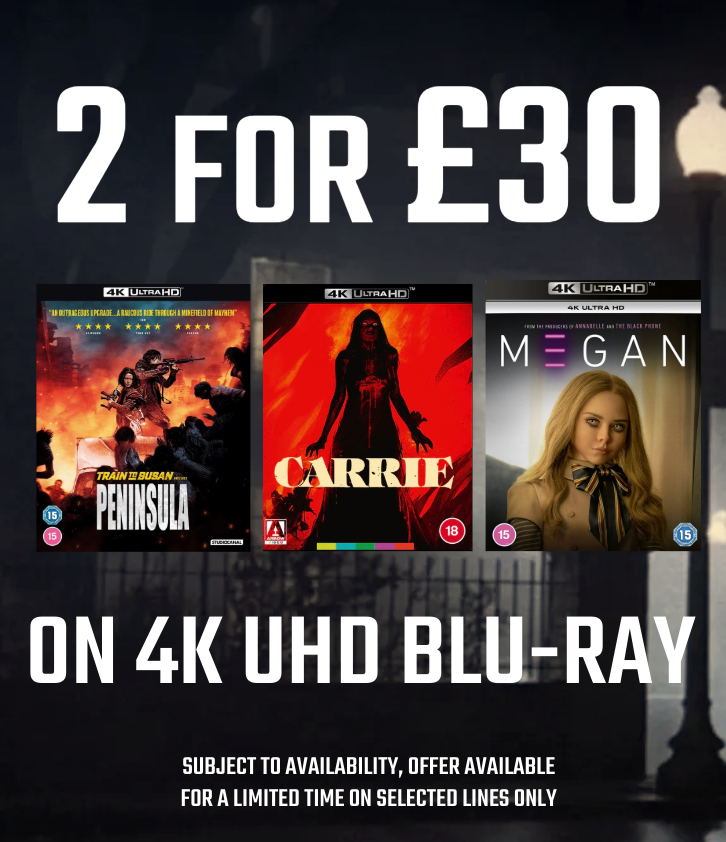 2 for £30 on 4K UHD Blu-ray