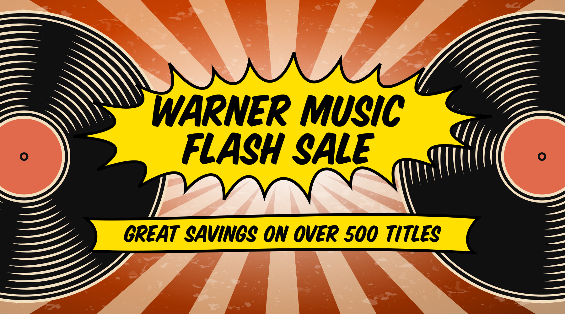 Warner Music Flash Sale