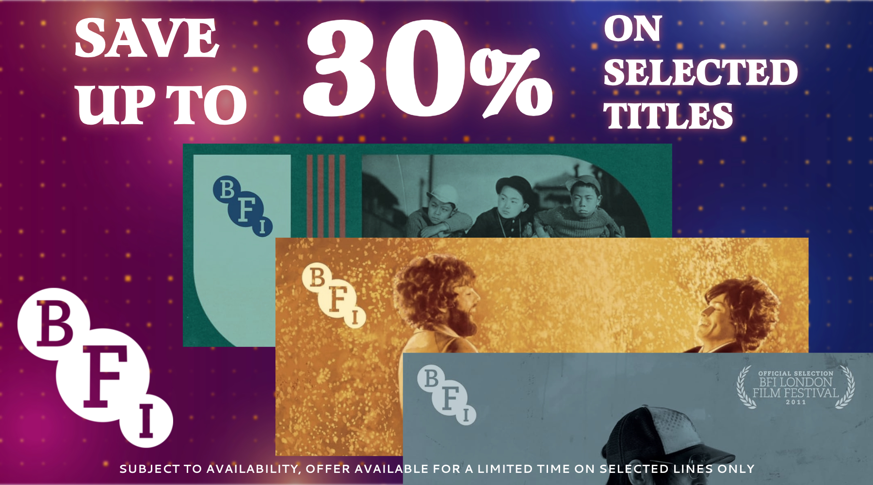 Save up to 30% on selected BFI 4K UHD and Blu-ray