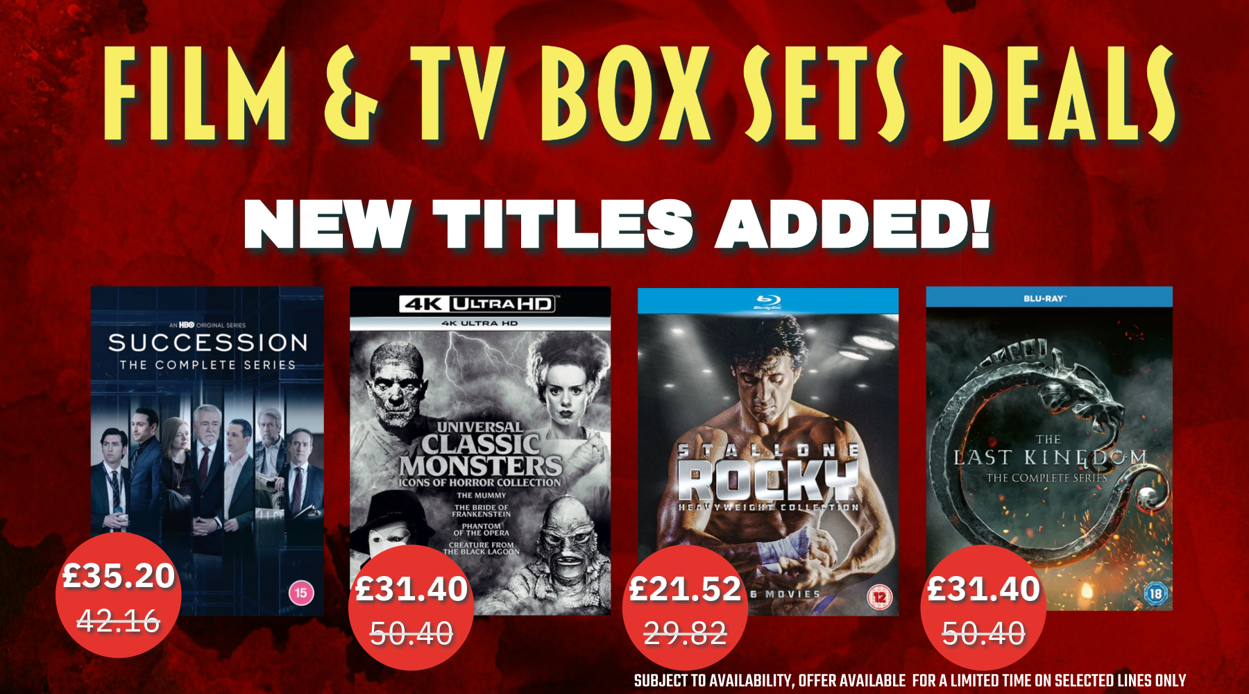 Film & TV Box Sets Deals