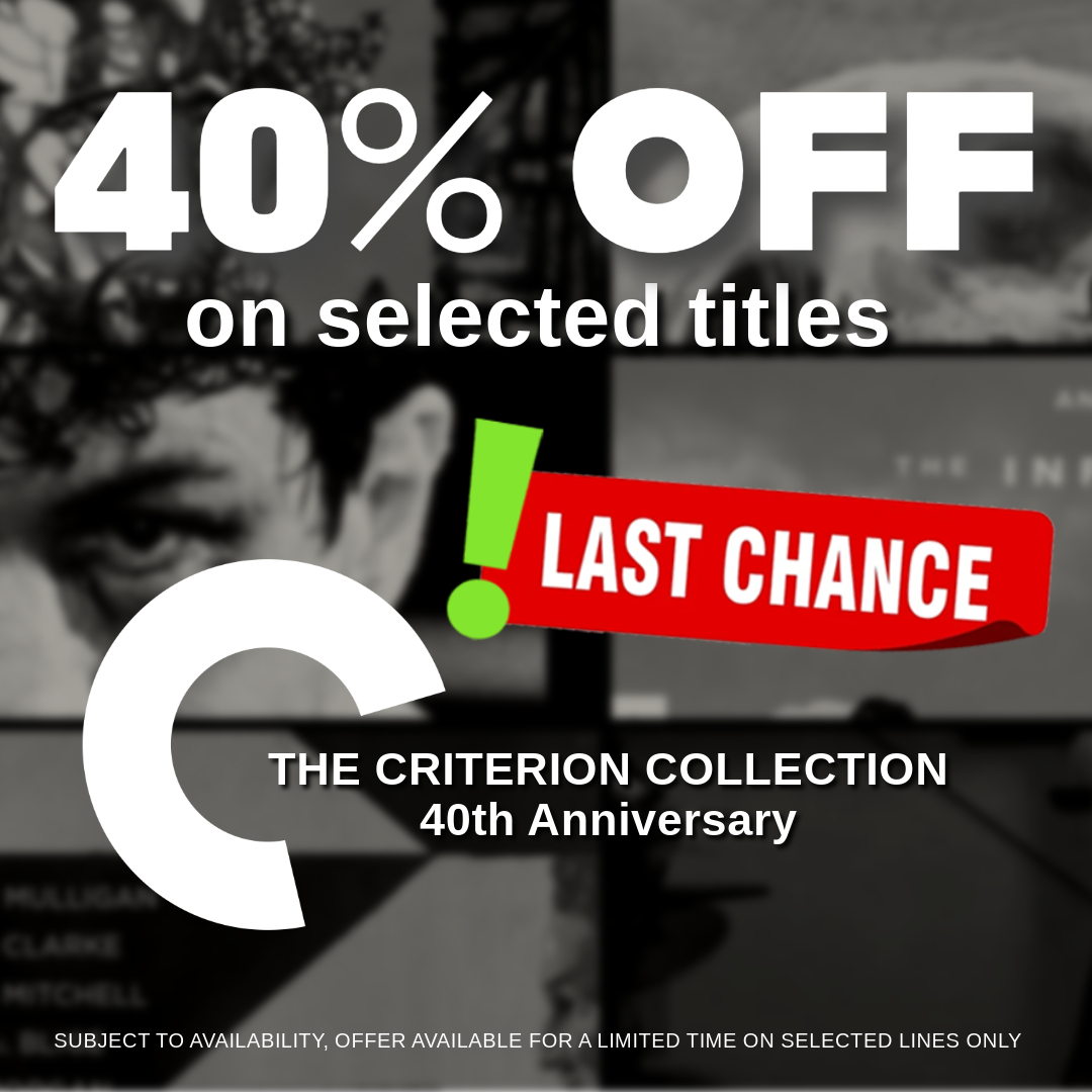 40% Off On Selected The Criterion Collection