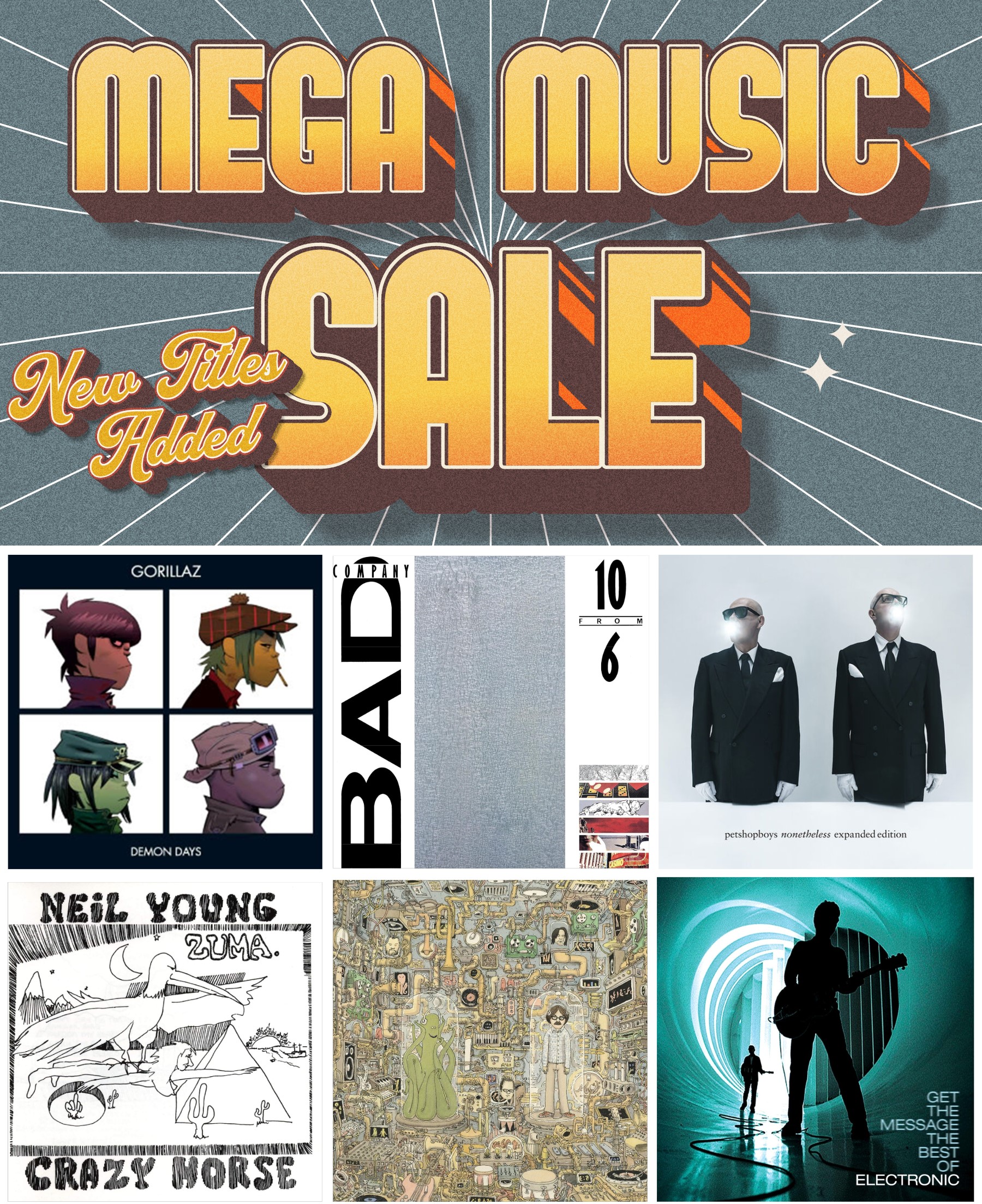 Mega Music Sale