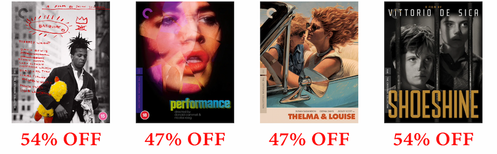 Criterion Collection Offers