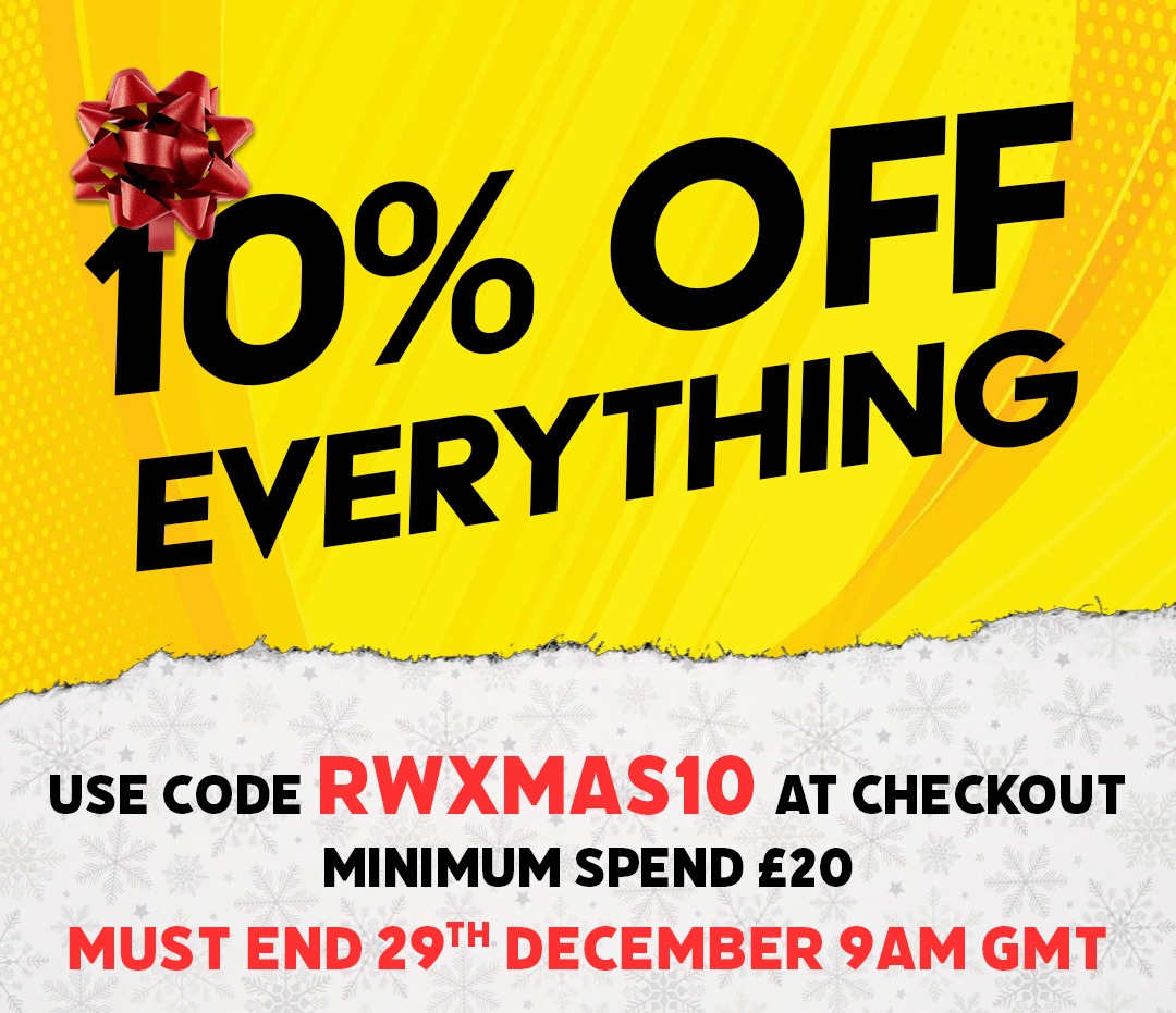 10% Off Everything When You Spend £20 or More. Use Code: RWXMAS10. Ends 9AM GMT Monday!